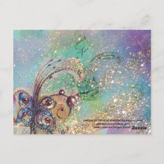 GARDEN VAN DE VERLORENDE SCHADOWS / MYSTISCHE STAI BRIEFKAART (Achterkant)