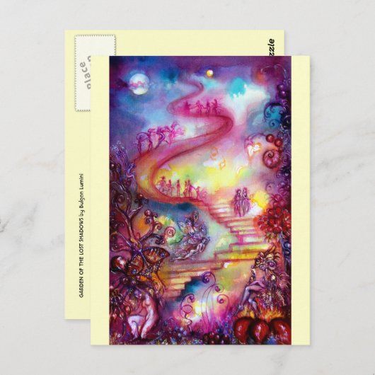 GARDEN VAN DE VERLORENDE SCHADOWS / MYSTISCHE STAI BRIEFKAART (Voorkant / Achterkant)