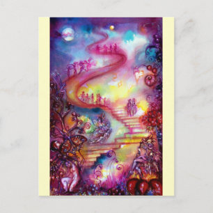 GARDEN VAN DE VERLORENDE SCHADOWS / MYSTISCHE STAI BRIEFKAART