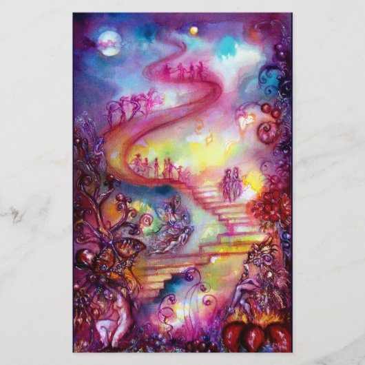 GARDEN VAN DE VERLORENDE SCHADOWS / MYSTISCHE STAI BRIEFPAPIER (Voorkant)