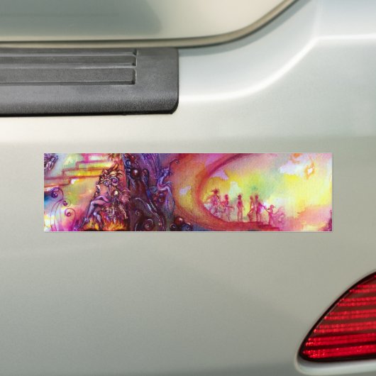 GARDEN VAN DE VERLORENDE SCHADOWS - MYSTISCHE STAI BUMPERSTICKER (Op auto)