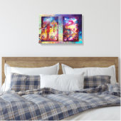 GARDEN VAN DE VERLORENDE SCHADOWS / MYSTISCHE STAI CANVAS AFDRUK (Insitu (Slaapkamer))