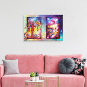 GARDEN VAN DE VERLORENDE SCHADOWS / MYSTISCHE STAI CANVAS AFDRUK (Insitu (Woonkamer))