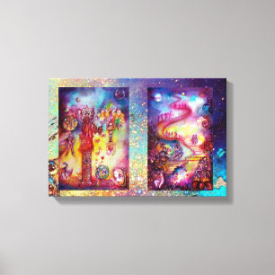 GARDEN VAN DE VERLORENDE SCHADOWS / MYSTISCHE STAI CANVAS AFDRUK