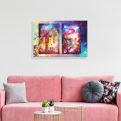 GARDEN VAN DE VERLORENDE SCHADOWS / MYSTISCHE STAI CANVAS AFDRUK (Insitu (Woonkamer))