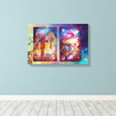 GARDEN VAN DE VERLORENDE SCHADOWS / MYSTISCHE STAI CANVAS AFDRUK (Insitu (Houten vloer))