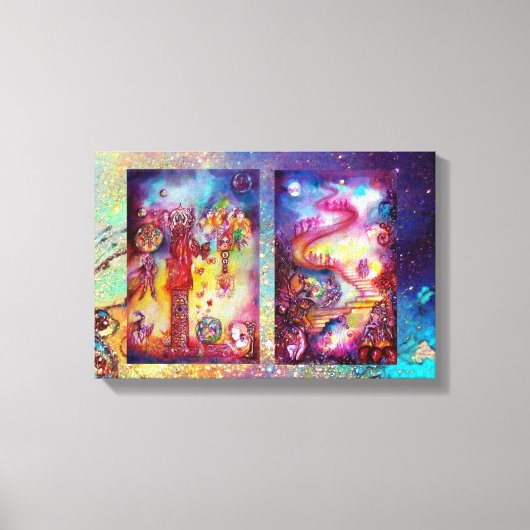 GARDEN VAN DE VERLORENDE SCHADOWS / MYSTISCHE STAI CANVAS AFDRUK (Voorkant)