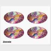 GARDEN VAN DE VERLORENDE SCHADOWS / MYSTISCHE STAI OVALE STICKER (Vel)