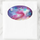 GARDEN VAN DE VERLORENDE SCHADOWS / MYSTISCHE STAI OVALE STICKER (Tas)