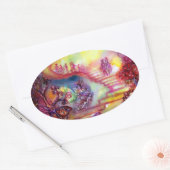 GARDEN VAN DE VERLORENDE SCHADOWS / MYSTISCHE STAI OVALE STICKER (Envelop)