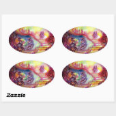 GARDEN VAN DE VERLORENDE SCHADOWS / MYSTISCHE STAI OVALE STICKER (Vel)