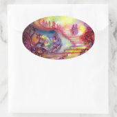 GARDEN VAN DE VERLORENDE SCHADOWS / MYSTISCHE STAI OVALE STICKER (Tas)