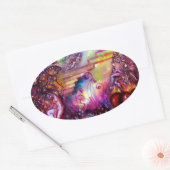 GARDEN VAN DE VERLORENDE SCHADOWS / MYSTISCHE STAI OVALE STICKER (Envelop)