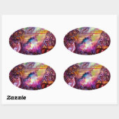 GARDEN VAN DE VERLORENDE SCHADOWS / MYSTISCHE STAI OVALE STICKER (Vel)