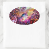 GARDEN VAN DE VERLORENDE SCHADOWS / MYSTISCHE STAI OVALE STICKER (Tas)