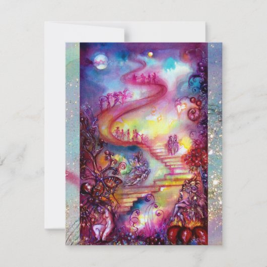 GARDEN VAN DE VERLORENDE SCHADOWS, MYSTISCHE STAIR KAART (Voorkant)