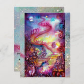 GARDEN VAN DE VERLORENDE SCHADOWS, MYSTISCHE STAIR KAART (Voorkant / Achterkant)