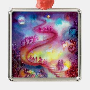 GARDEN VAN DE VERLORENDE SCHADOWS- MYSTISCHE STAIR METALEN ORNAMENT