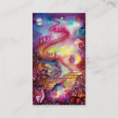 GARDEN VAN DE VERLORENDE SCHADOWS, MYSTISCHE STAIR VISITEKAARTJE (Achterkant)