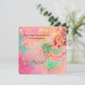 GARDEN VAN DE VERLORENDE SCHADOWS PINK BUTTERFLY M KAART (Staand voorkant)