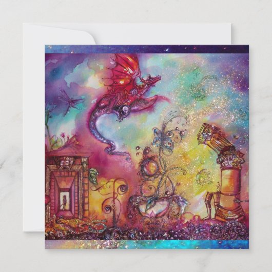 GARDEN VAN DE VERLORENDE SCHADOWS - RODE DRAGON FL AANKONDIGING (Voorkant)