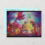 GARDEN VAN DE VERLORENDE SCHADOWS - RODE DRAGON FL BRIEFKAART (Voorkant / Achterkant)