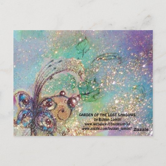 GARDEN VAN DE VERLORENDE SCHADOWS - RODE DRAGON FL BRIEFKAART (Achterkant)