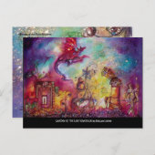 GARDEN VAN DE VERLORENDE SCHADOWS - RODE DRAGON FL BRIEFKAART (Voorkant / Achterkant)