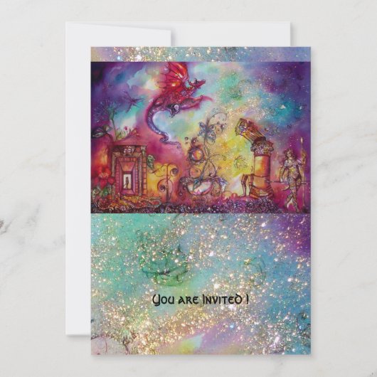 GARDEN VAN DE VERLORENDE SCHADOWS - RODE DRAGON FL KAART (Voorkant)