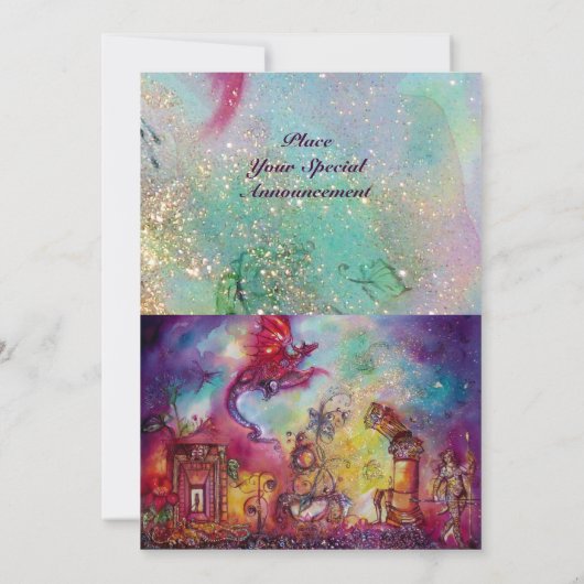 GARDEN VAN DE VERLORENDE SCHADOWS - RODE DRAGON FL KAART (Achterkant)