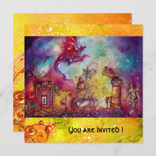 GARDEN VAN DE VERLORENDE SCHADOWS - RODE DRAGON FL KAART (Voorkant / Achterkant)