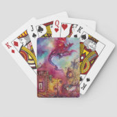 GARDEN VAN DE VERLORENDE SCHADOWS - RODE DRAGON FL POKERKAARTEN (Achterkant)