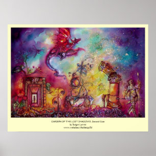 GARDEN VAN DE VERLORENDE SCHADOWS - RODE DRAGON FL POSTER