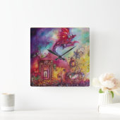 GARDEN VAN DE VERLORENDE SCHADOWS / RODE DRAGON FL VIERKANTE KLOK (Huis)