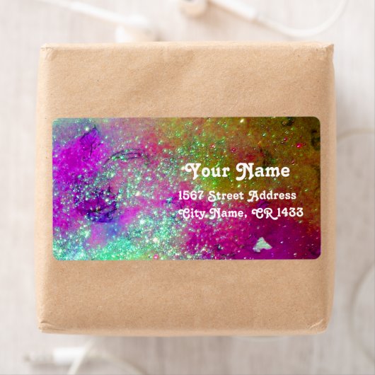 GARDEN VAN DE VERLORENDE SCHADOWS, Roze Blauwgroen Etiket (Insitu)