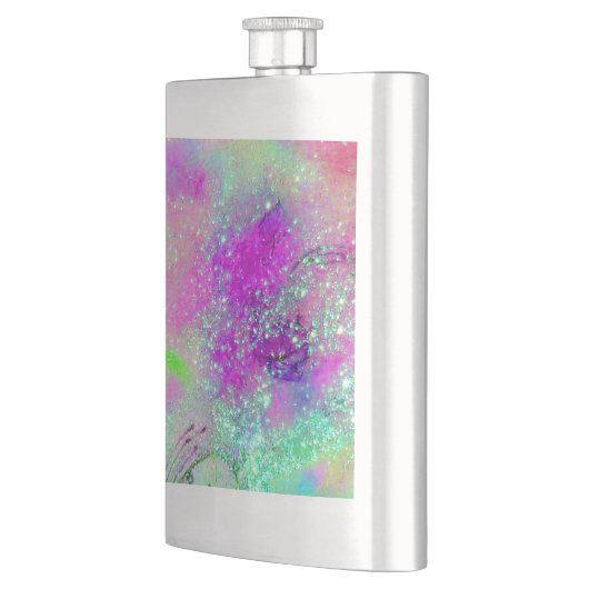 GARDEN VAN DE VERLORENDE SCHADOWS - roze paars vio Heupfles (Links)