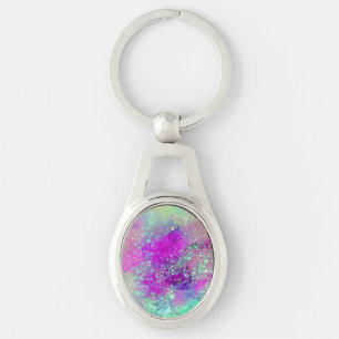 GARDEN VAN DE VERLORENDE SCHADOWS - roze paars vio Sleutelhanger