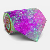 GARDEN VAN DE VERLORENDE SCHADOWS - roze paars vio Stropdas (Opgerold)