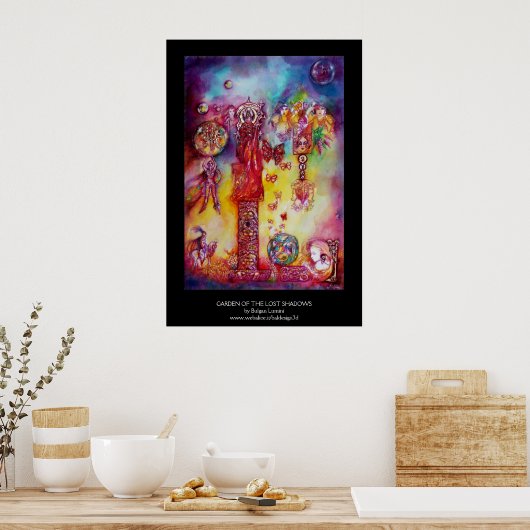 GARDEN VAN DE VERLORENDE SCHADOWS, SCHADE EN KOPEN POSTER (Keuken)