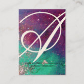 GARDEN VAN DE VERLORENDE SCHADOWS - STAR DUST MONO VISITEKAARTJE (Achterkant)