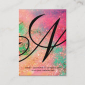 GARDEN VAN DE VERLORENDE SCHADOWS - STAR DUST MONO VISITEKAARTJE (Achterkant)