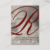 GARDEN VAN DE VERLORENDE SCHADOWS - STAR DUST MONO VISITEKAARTJE (Achterkant)