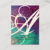 GARDEN VAN DE VERLORENDE SCHADOWS STAR DUST MONOGR VISITEKAARTJE (Achterkant)