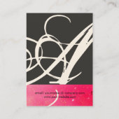 GARDEN VAN DE VERLORENDE SCHADOWS STAR DUST MONOGR VISITEKAARTJE (Achterkant)