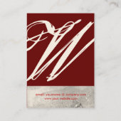 GARDEN VAN DE VERLORENDE SCHADOWS STAR DUST MONOGR VISITEKAARTJE (Achterkant)