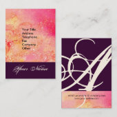 GARDEN VAN DE VERLORENDE SCHADOWS STAR DUST MONOGR VISITEKAARTJE (Voorkant / Achterkant)