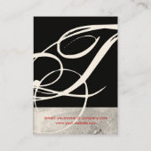 GARDEN VAN DE VERLORENDE SCHADOWS STAR DUST MONOGR VISITEKAARTJE (Achterkant)