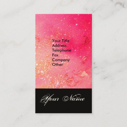 GARDEN VAN DE VERLORENDE SCHADOWS STAR DUST MONOGR VISITEKAARTJE (Voorkant)