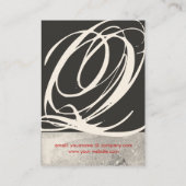 GARDEN VAN DE VERLORENDE SCHADOWS STAR DUST MONOGR VISITEKAARTJE (Achterkant)