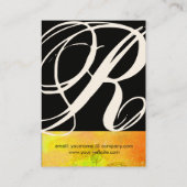 GARDEN VAN DE VERLORENDE SCHADOWS STAR DUST MONOGR VISITEKAARTJE (Achterkant)